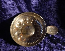 Tastevin Weinverkostung Sommelier Wein Probierschale Marche aux vins beaune alt