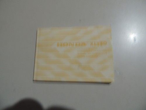 Honda 250 fahrerhandbuch - xl,