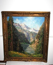 Ölbild /Holz, W. H. Unger