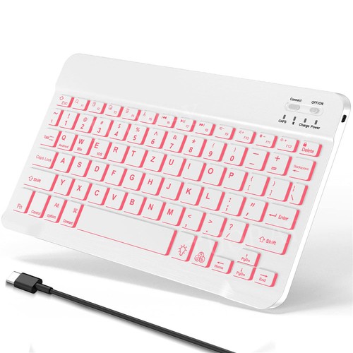 Beleuchtet qwertz tastatur - beleuchtet,
