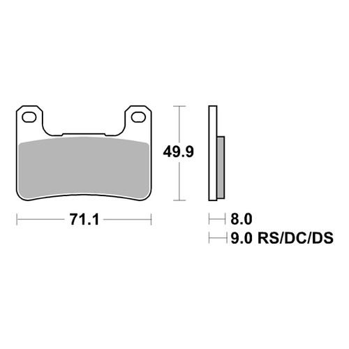 Racing bremsbelag lmp406sf - bremsbelag,