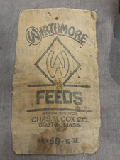 Marshallplan Futtersack Luftbrücke Berlin, Wirthmore Feeds, US Army,Getreidesack