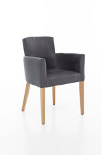 XAVER Armlehnstuhl Microfaser 6408 Buche lackiert SONDERPREIS