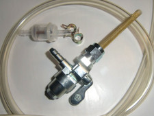 Zündapp, Benzinhahn mit Metallbecher im Satz   Super Combinette 429