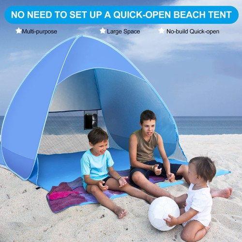 Pop strandmuschel wurfzelt - up,