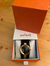 Damenuhr der Marke axcent in Schwarz / goldfarben