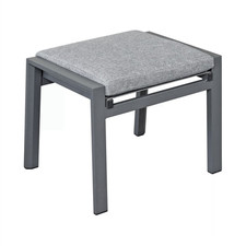 2 gepolsterter Gartenhocker