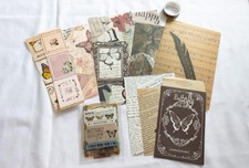 Scrapbooking Papier & Aufkleber Schmetterling – Bastelset für Kreative