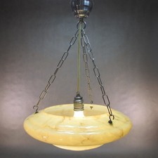 Art Deco Lampe Ø 40cm Retro Deckenleuchte Vintage Deckenlampe Antike Hängelampe