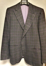 Luxus Sakko KITON Grau Lila