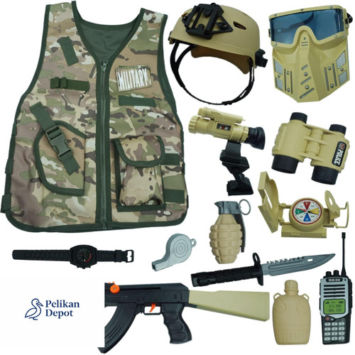 Kinder soldat kostüm mit - kinder, helm