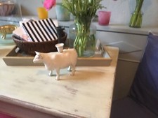 Kerzenleuchter Kuh Creme