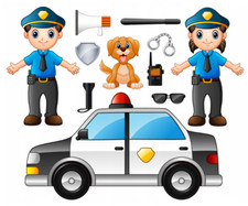 Police Essbar Polizei Fondant Zuckermasse Tortenaufleger Torte Geburstag + TEXT