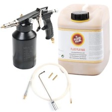 Druckbecherpistole TBS 222 + Fluid Film NAS 5 Liter Korrosionsschutz Rostschutz