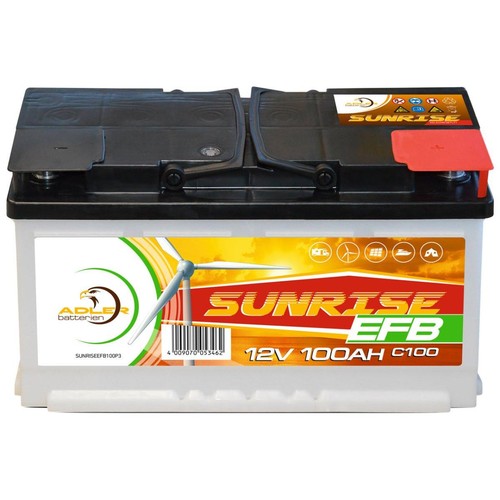 Adler sunrise efb 12v 100ah - sunrise,