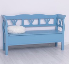 Landhaus Sitzbank mit Truhe