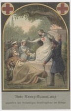 AK Rote Kreuz-Sammlung 1917