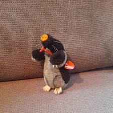 Steiff Maulwurf alt mit Knopf ca. 13 cm 