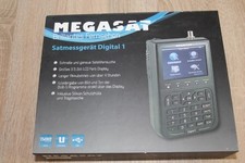 Megasat Digital 1  SAT Antennenmessgerät  Satmessgerät Schwarz - Akku ist neu !