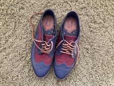 Fred Perry Damenschuhe, blau-rot, Gr. 38