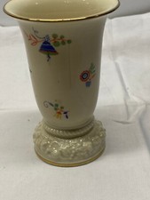 ROSENTHAL VASE ECHT ELFENBEIN NUMMERIERT ANTIKE VASE AUF Fuß + RELIEF + BLUMEN