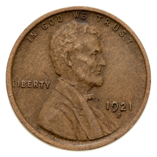 1921 lincoln cent - 1921-s, 1c