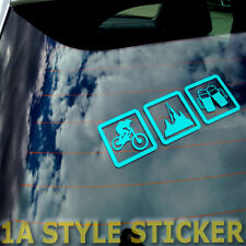 MTB BERGE BIER Aufkleber MTB