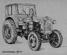 300183  Bedienung Pionier RS 01 RS01 Nordhausen Harz IFA DDR Traktor Schlepper