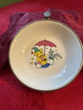 Vintage  Warmhalteteller aus