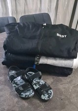Teenager Kleidung Junge Gr. 152/158 Kleiderpaket Jacke Jeans (Sandalen Gr.39)