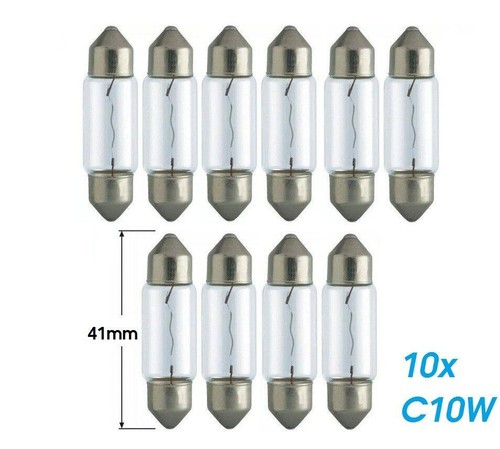 10x c10w sv8 41mm 12v - c10w, sv8.5-8