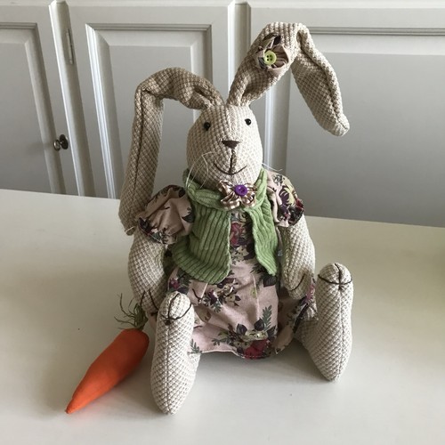 Osterhase aus stoff als deko - osterhase,