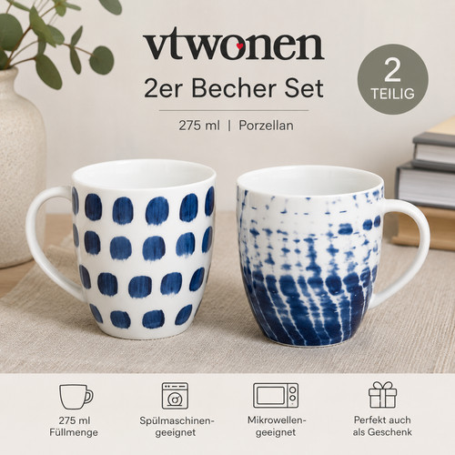 Vtwonen becher set 2er 275 - set,