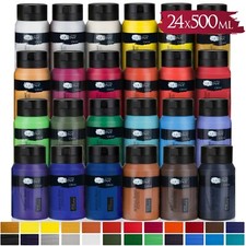 Acrylfarben set 24x 500ml - acrylfarben,