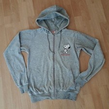 SNOOPY Hoodie Full Zip Kapuzenjacke Nicki Kuscheljacke Hoody Größe 36 S 164/170