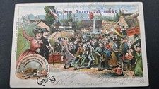 Ansichtskarte 1905 Turner Jahrmarkt Zweibrücken versendet nach Neukirchen Pfalz