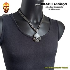 großer HD Skull Anhänger