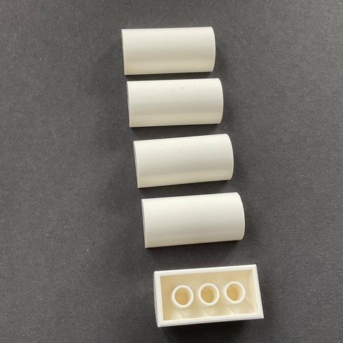 Lego bogensteine 2x4 weiss - 5,