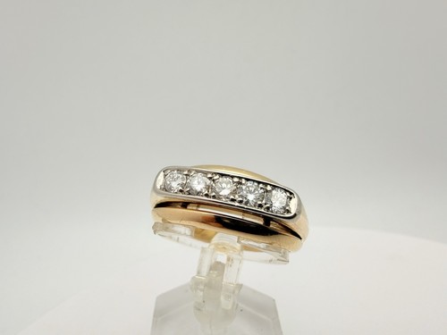 Diamant brillant ring 14k - ring,
