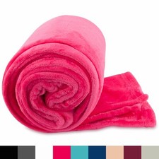 Kuscheldecke Fleece Uni