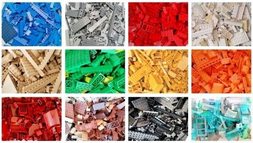 Lego kiloware grau schwarz - lego,