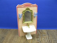 Wand mit Waschbecken Möbel