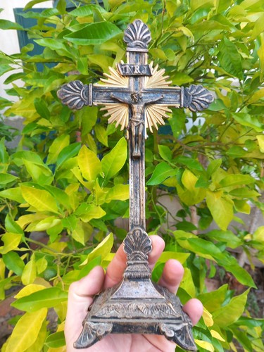Kruzifix kreuz messing bronze - kreuz,