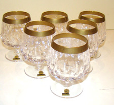 6 Cognacschwenker Bleikristall
