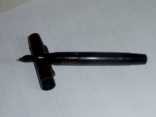 Alter Aristokrat Füllfederhalter Kolbenfüller mit  14 K (585) Gold Feder Vintage