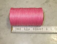 100 m Forellfaden # 7 Zwirn Sattlerzwirn Handzwirn Maschinenzwirn gewachst pink