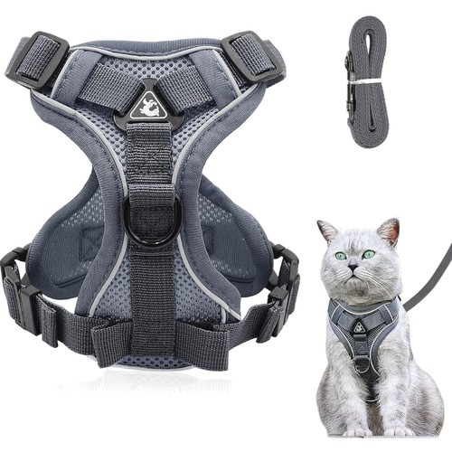 Katzengeschirr leine set soft - set,