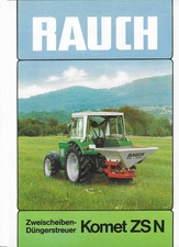 Rauch Düngerstreuer Komet ZSN, Prospekt, Traktor