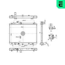 ERA Motorkühler Wasserkühler 673594 für SUZUKI SWIFT 3 MZ EZ RS413 ZC11S 4x4 413