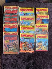 10x Sandokan  und 9x John Tornado, ,Bastei Verlag,  Comic, siehe Bild!